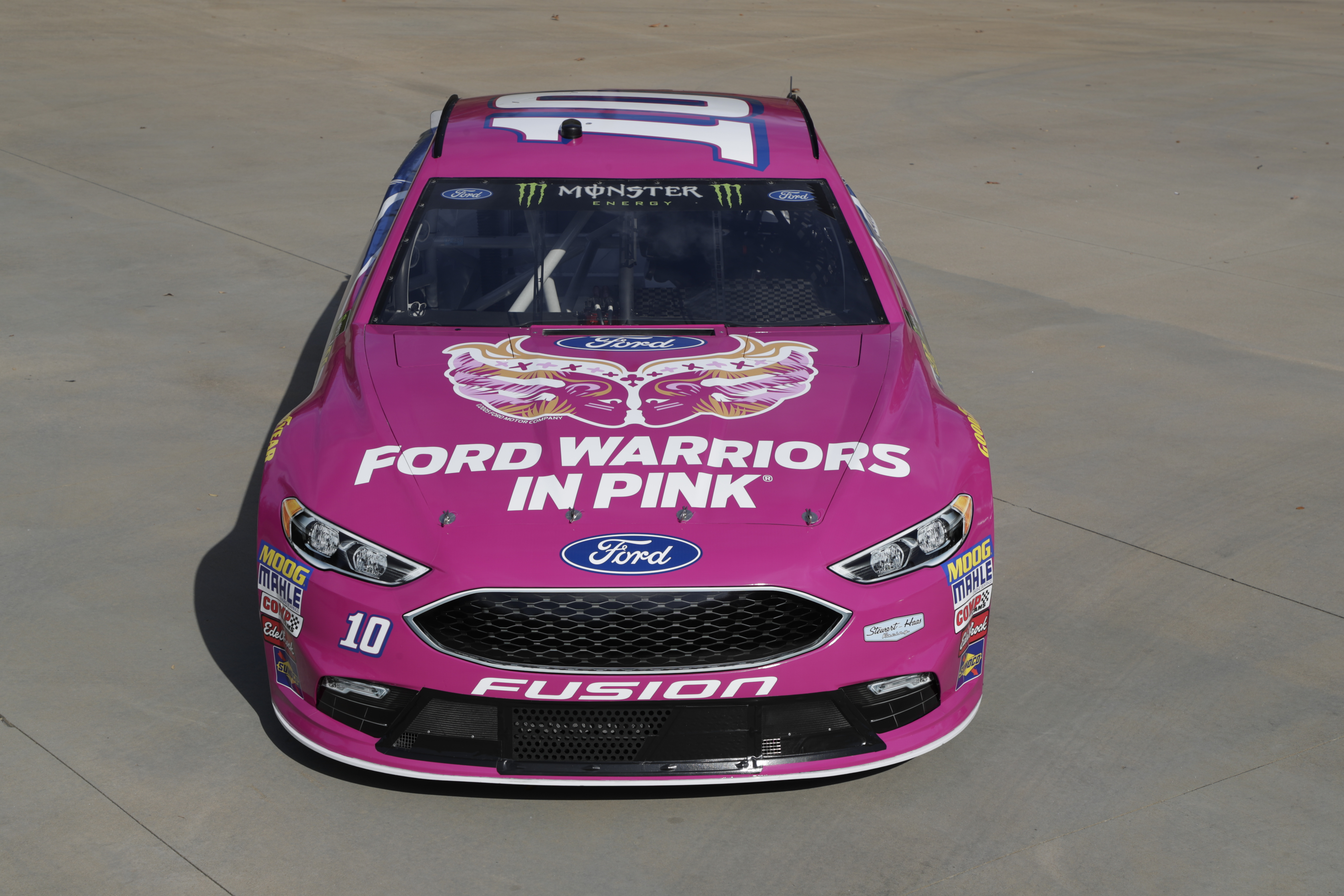 Danica Patrick Debuts No. 10 Ford Warriors in Pink Fusion, Driving